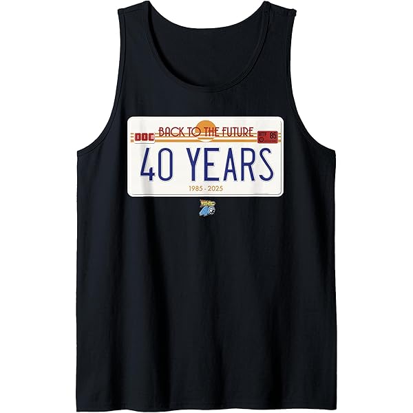 Amazon.com: Back to The Future 40th Anniversary License Plate T