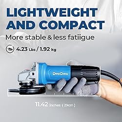 DongCheng Angle Grinder 4-1/2 inch 6.7-Amp Paddle
