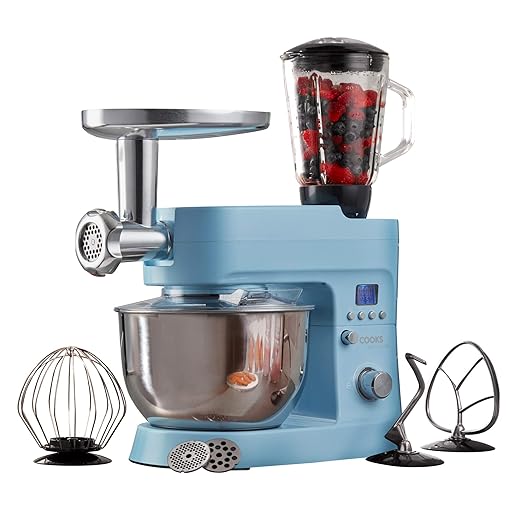 Cooks Professional 1200W Digital Stand Mixer & Mincer Multiple Speed
