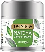Twinings Organic Ceremonial Matcha Green Tea Powder 30g Tin Japan