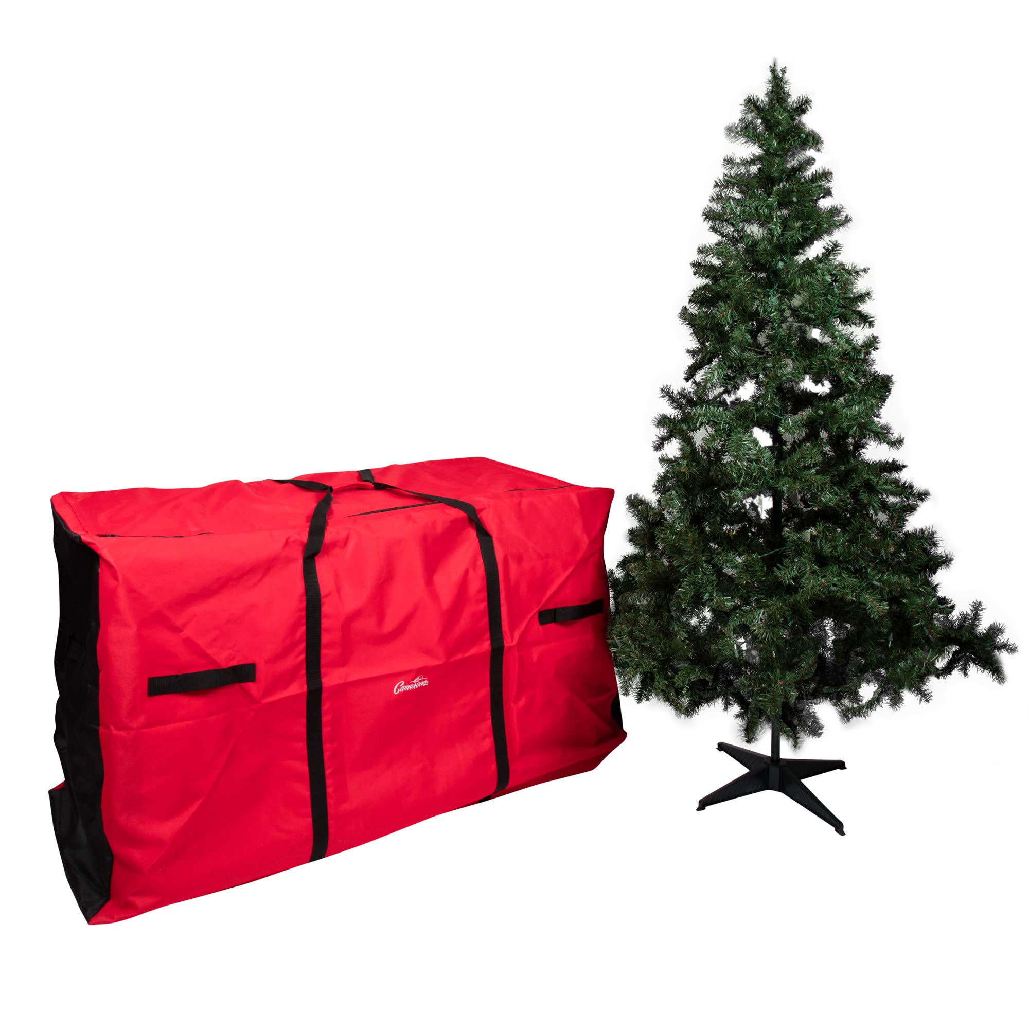 Camerons Christmas Tree ExtraLarge Storage Bag with Wheels Heavy Duty 58"x24"x34" Storage