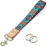 EcoVision Cute Keychain Lanyards for Keys, Wristlet Key lanyard for Women, Badge Lanyards Strap with 2 keyrings
