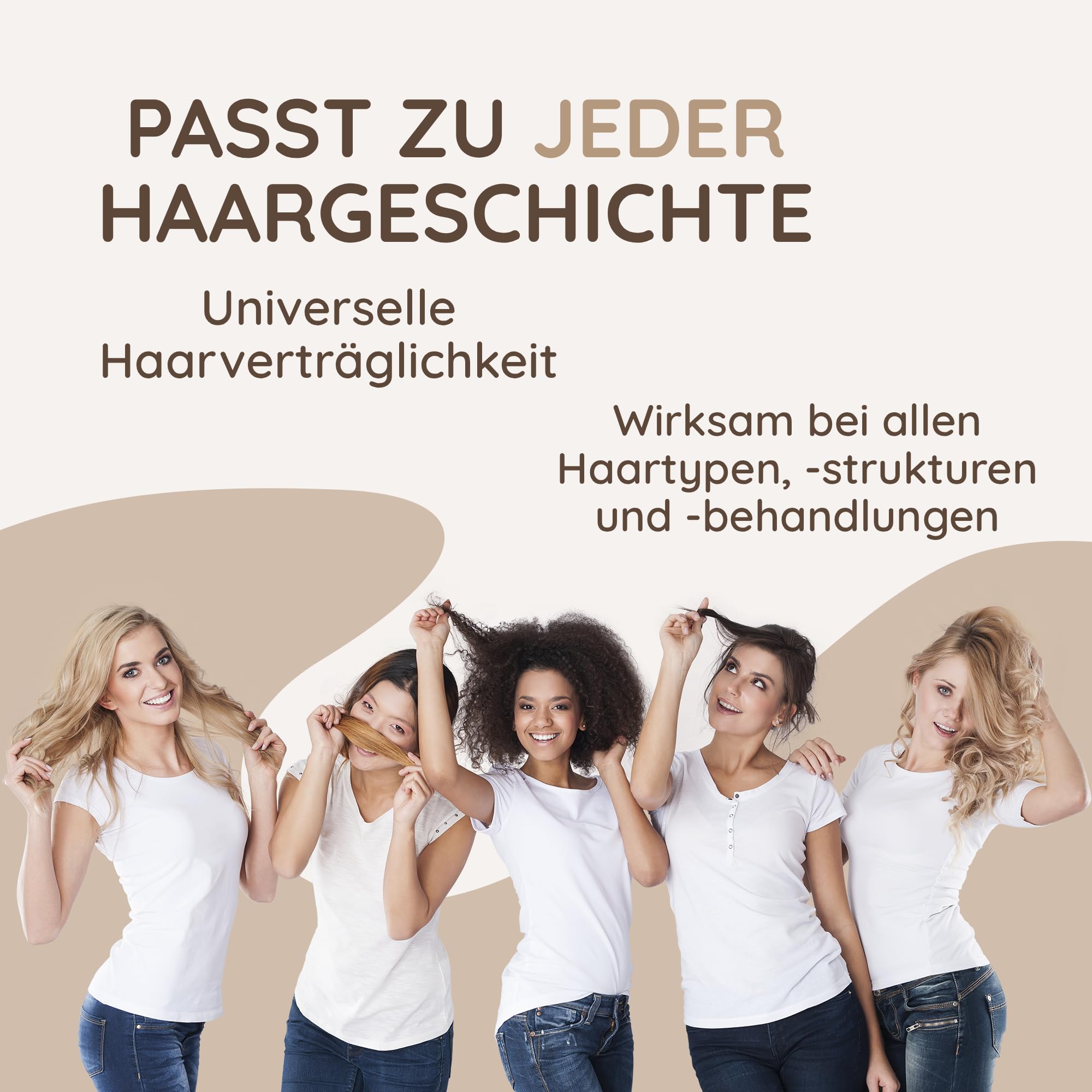 Vitamins Haar Serum Keratin Haarpflege - Biotin, Kollagen und Castor Oil Anti Frizz Haarserum - Kokosöl Hitzeschutz Finish Protein Treatment für kaputte trockene Haare 7