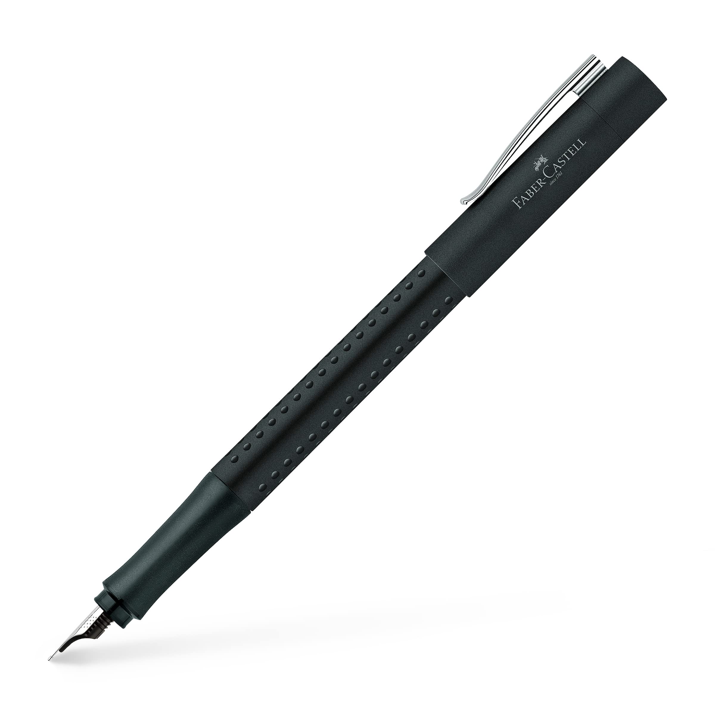 Faber-Castell 140901 Grip 2011 M Fountain Pen - Black