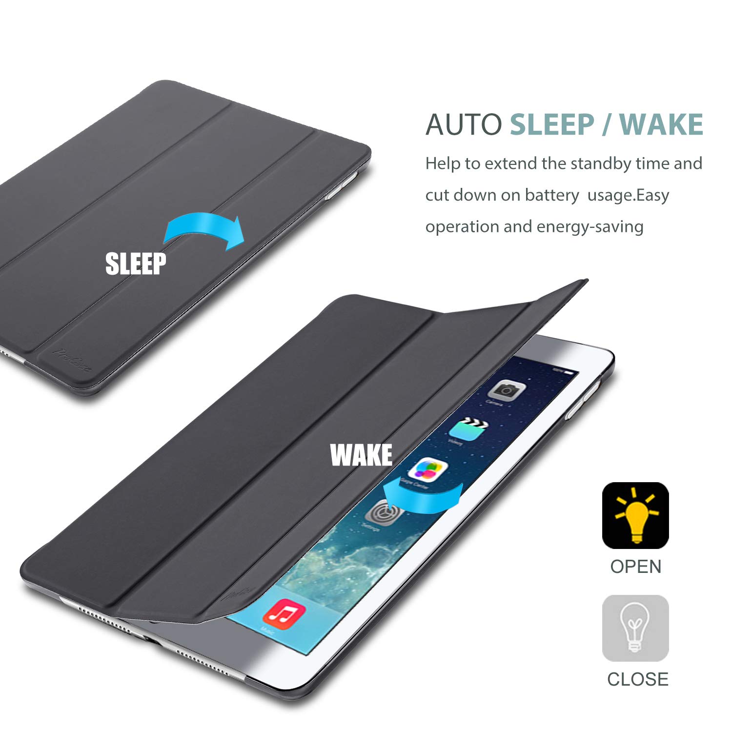 Procase Smart Case For Ipad Air 1st Edition Ultra Slim | Desertcart