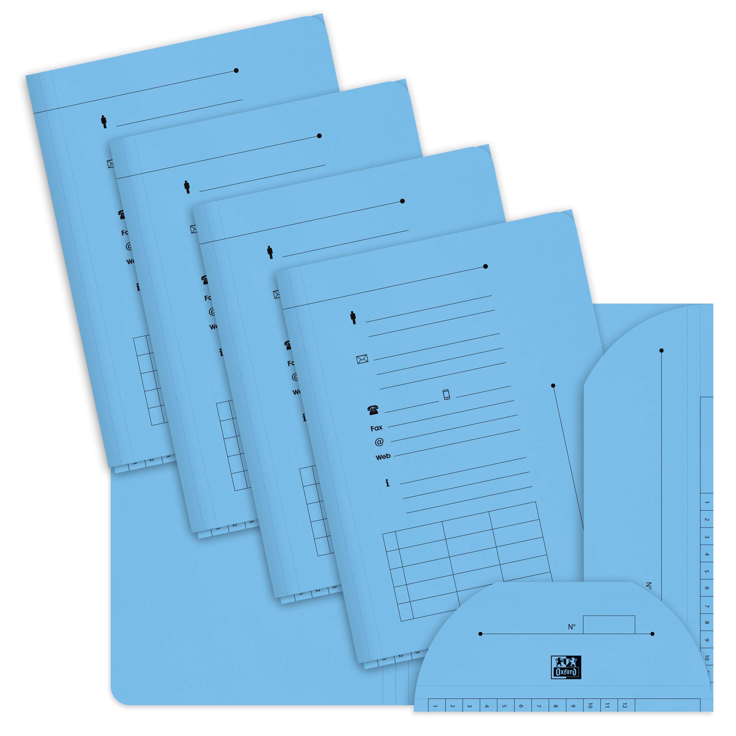 Elba Ultimate in Folder A4 Pack of 25 Kraft Paper Blue
