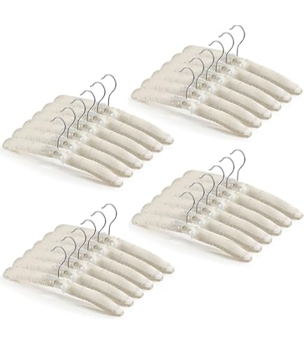 Perchas Acolchadas De Satén Whitmor En Tonos Tierra, Juego D | Cuotas Perchas Acolchadas De Satén Whitmor En Tonos Tierra, Juego D | Cuotas