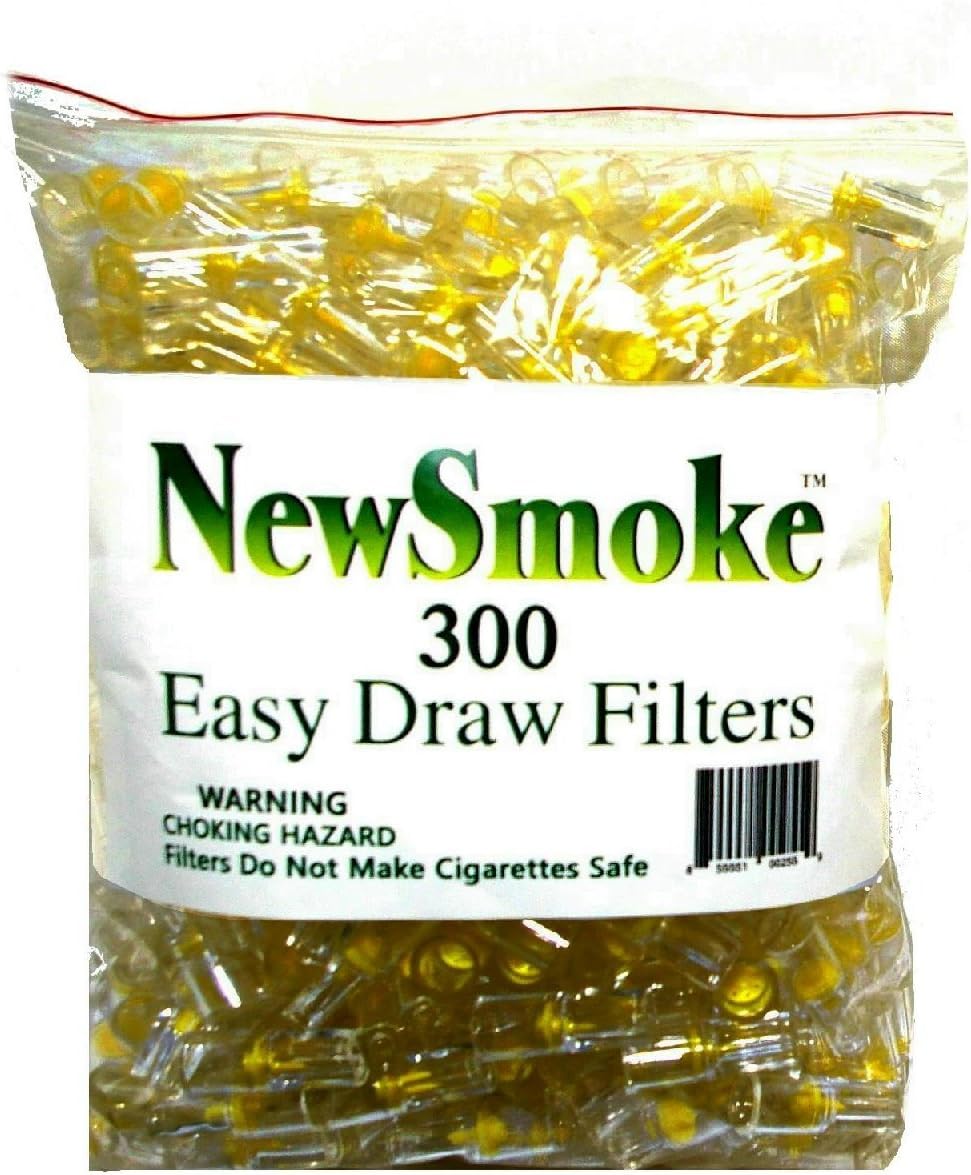 NEW SMOKE 300 Disposable Cigarette Filters Bulk Economy