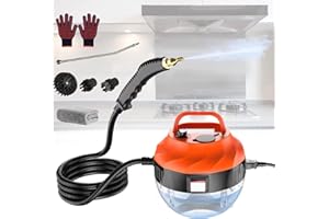 FLYKITTY Steam Cleaner - Handheld Steamer for Cleaning High Pressure Portable Steam Cleaner for Home Use, Steamer Cleaner for Car Detailing, Steam Cleaner for Grout, Kitchen, Bathroom, Upholstery and Tile