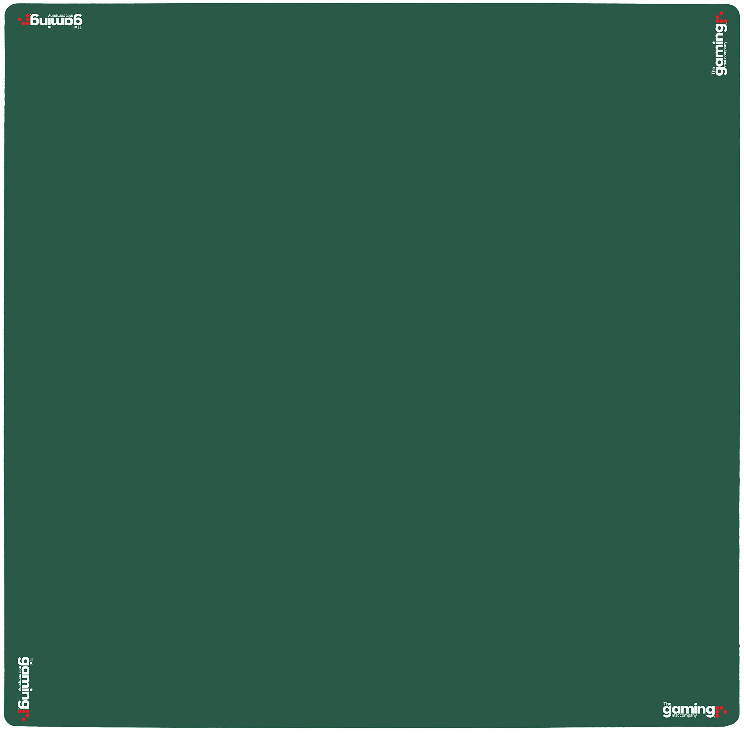 The Gaming Mat Company 84cm x 84cm Black Premium Table Mat – Poker, Bridge, Dominoes, Mahjong, Card Game Playmat – Square Gaming Table Cover, Topper & Mat for Card Games