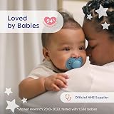 MAM Night Soothers 6-18 Months 2 Pack Glow in the Dark Grey/Cream view 4