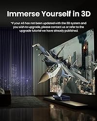 4K Smart Projector with Wifi and Bluetooth, 1080P