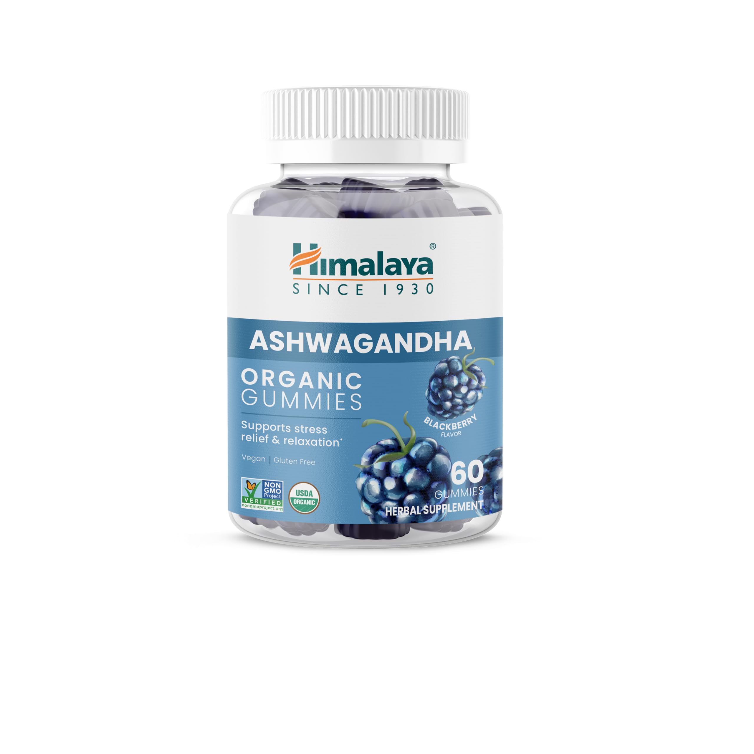 Himalaya Organic Ashwagandha Gummies, BlackBerry