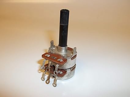 2 Pcs Dual 1k 1000 Ohm Potentiometer 1 4 Diameter Spline Knurled 1 Long Extended Shaft Linear Taper Single Turn Pot 1377334 18d68221a17 Flange Mount Amazon Com Industrial Scientific