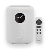 WiiM Sound Smart Speaker with 1.8″ Touch Display, Hi‑Res 24‑bit/192 kHz, AI RoomFit™ Room Correction, 100W Peak, Wi‑Fi 6E/Bluetooth 5.3, Multi‑Room & Stereo Pairing, Remote Included, White