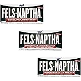 Fels Naptha Laundry Bar and Stain Remover, 5.5 Ounce - Pack of 3
