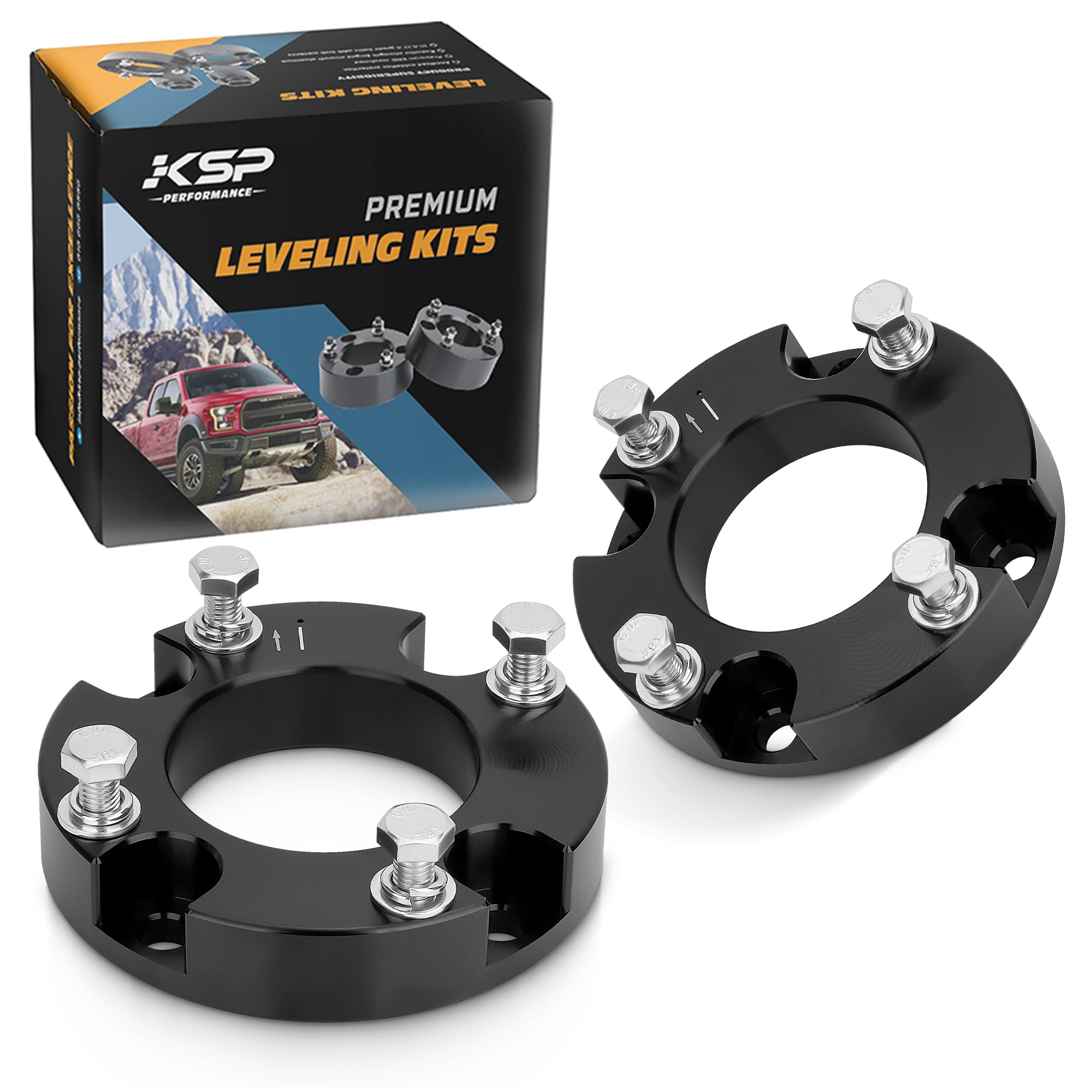 Photo 1 of KSP 1.5" Front Leveling kit for 2024+ Tacoma, 2025+ 4runner, 2024+ land cruiser 250, 1.5 Inch Aluminum Strut Spacer Level Kits Compatible With Toyota, 1.5in Chassis Suspension Leveling Lift Spacer