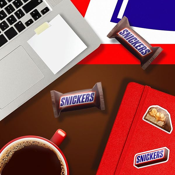 SNICKERS NFL FOOTBALL FUN SIZE CHOCOLATE CANDY BARS, 10.59 OZ BAG