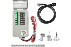 Nature's Generator Transfer Switch 6 Circuits 120V 30A Non-Automatic UL Power Transfer Kit(Indoor)