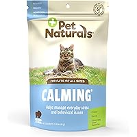 Pet Naturals Calming Chews for Cats, 30 Chews - Behavioral Support and Anxiety Relief for Travel, Boarding, Vet Visits and Hi