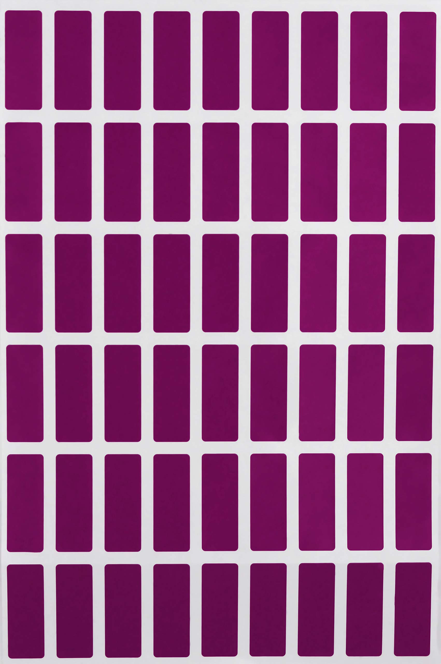 Price Stickers 2.5 cm x 1 cm (25mm X 10mm) - Purple Rectangle Label for Jewelry tag - 810 Pack by Royal Green — image 1
