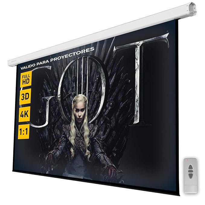 Phoenix Technologies Pantalla proyector electricas (2.4 x 2.4m)