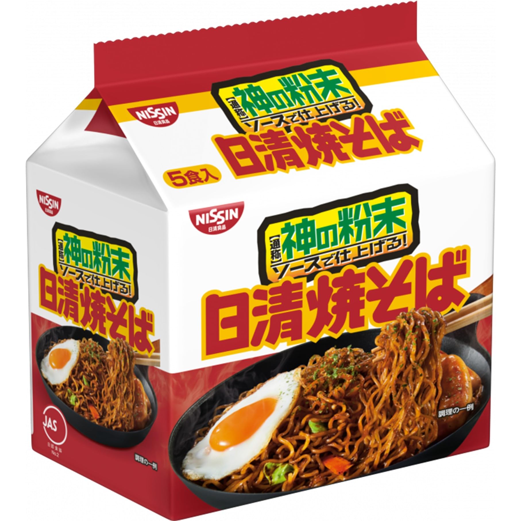 日清食品 日清焼そば 5食パック インスタント袋麺 500g×6パック商品画像