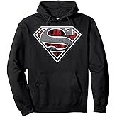 DC Comics Superman Skyline Chest Logo Pullover Hoodie