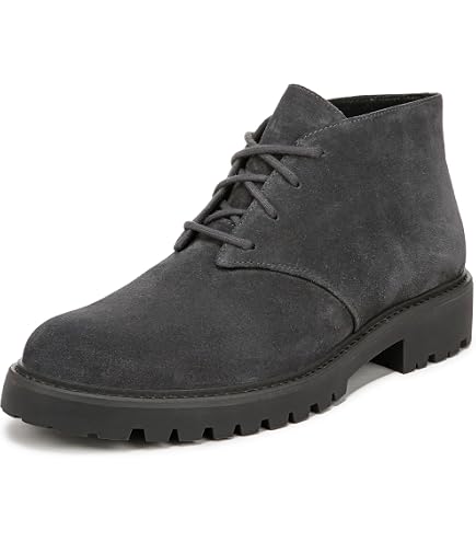 Amazon.com | Vince Mens Jerome Chukka Boot Bark Grey Suede 7  display picture 1