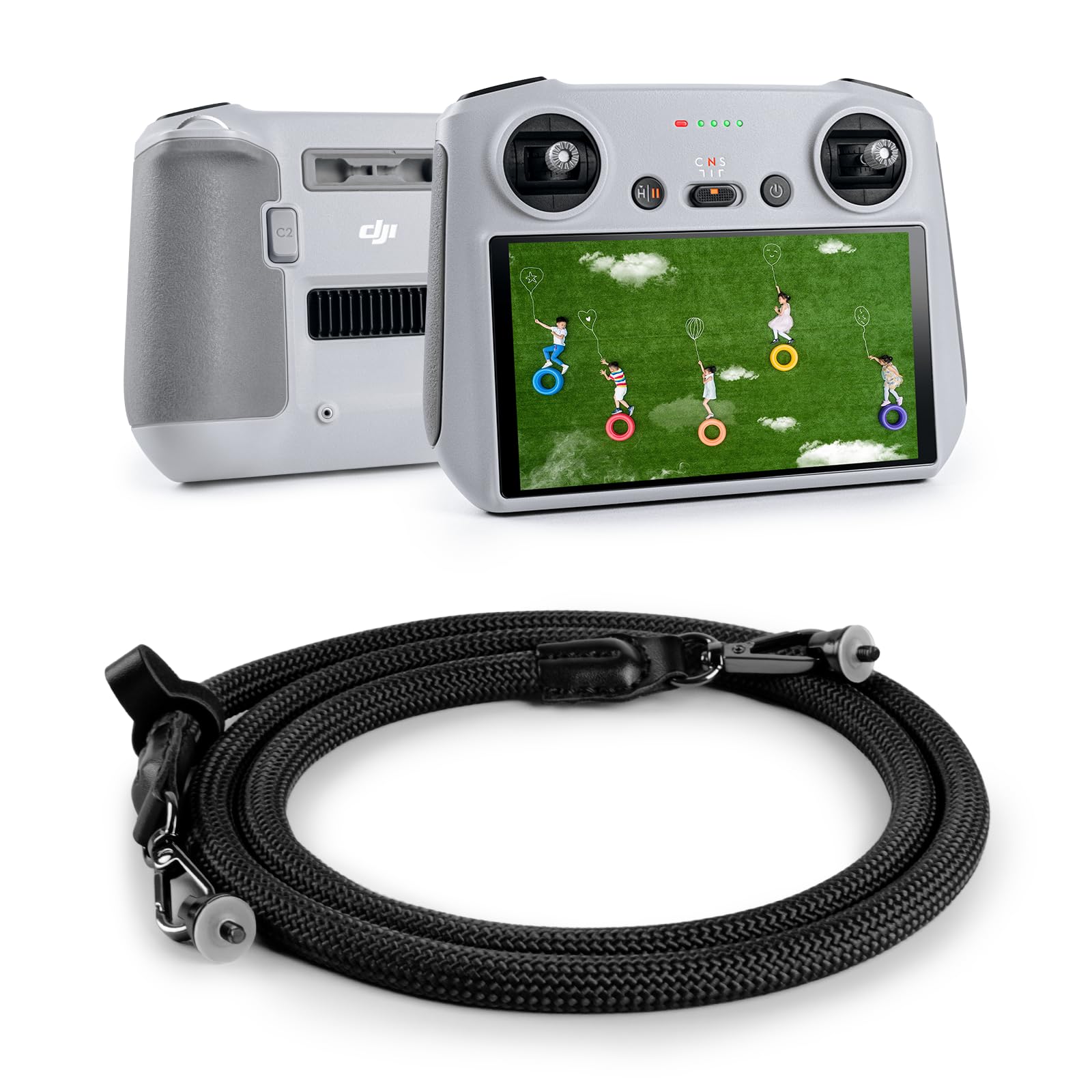 VOVMOEYA DJI RC Lanyard, Neck Strap for DJI Mini/Mavic Remote Controller - Black