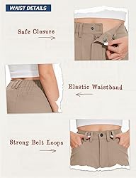 Moosehill Cargo Hiking Pants Women High Waisted