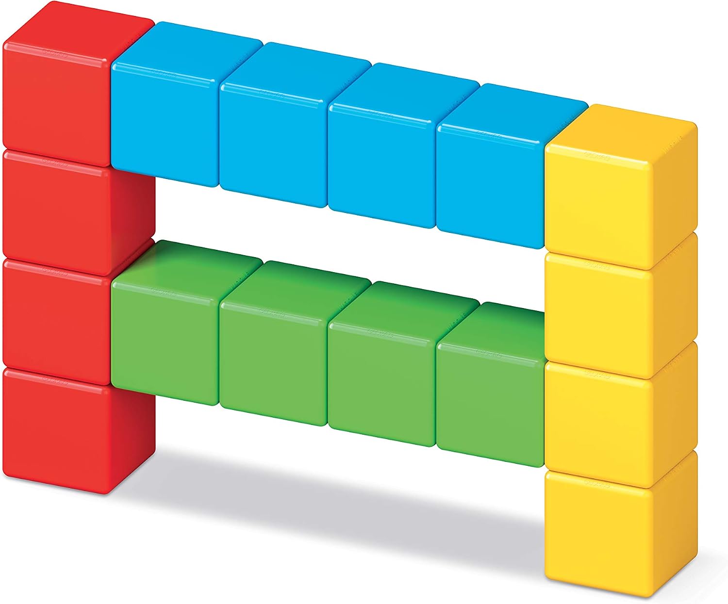 Geomag Magicube - 16 Cubes -Magnetic Construction for Children - Green Collection - 100% Recycled Plastic Educational Toys - Image 4