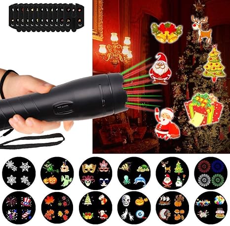 Proiettore Luci Natalizie Amazon.Halloween Proiettore Luci Natale Led Ltpag 12 Diapositive Patterns Led Proiettore Luci Natalizie Per Esterni Portatile Handheld Torcia Con Treppiede Di Proiezione Decorazione Amazon It Illuminazione