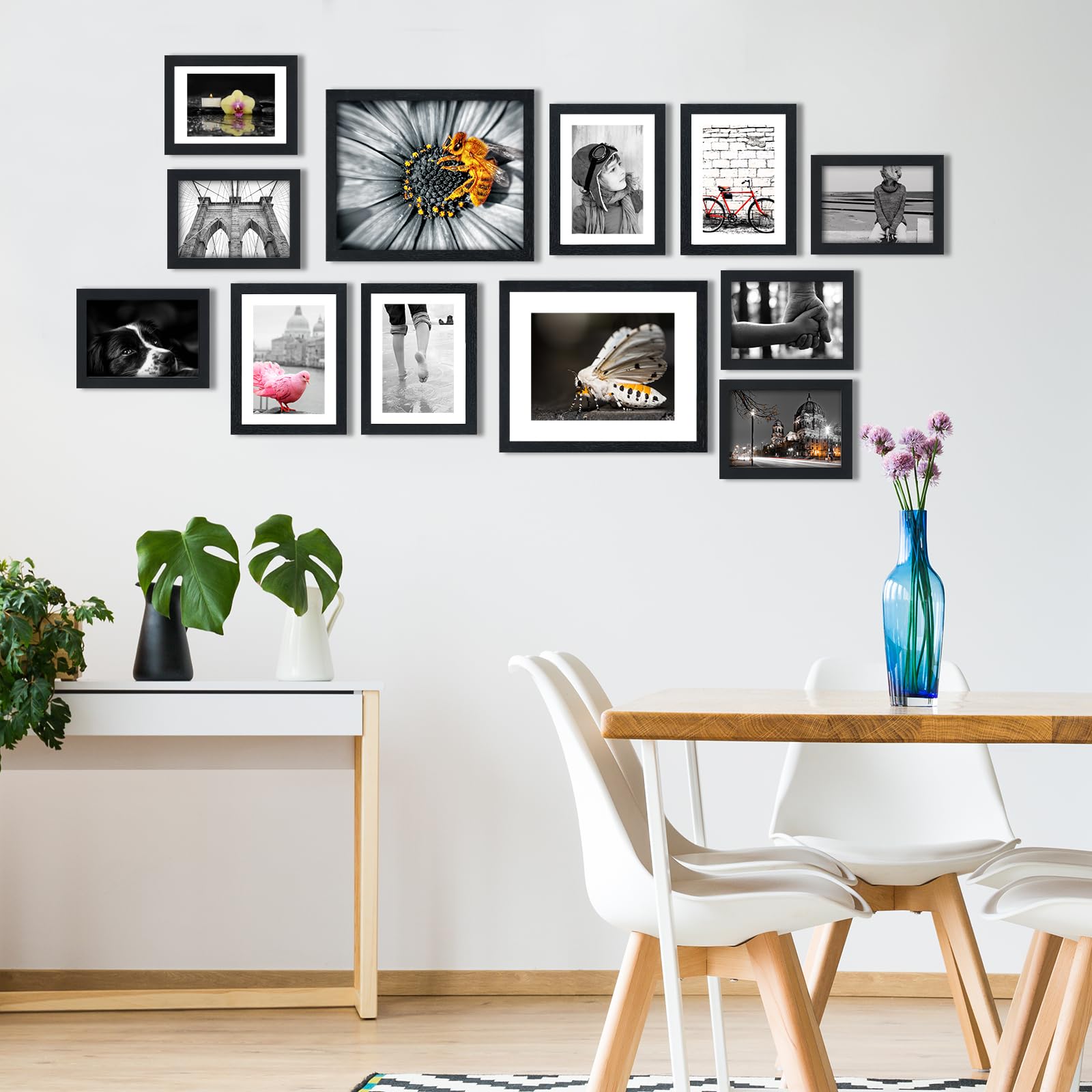 Mua Fixwal Picture Frames Set, 15 Pack Black Picture Frames Collage ...