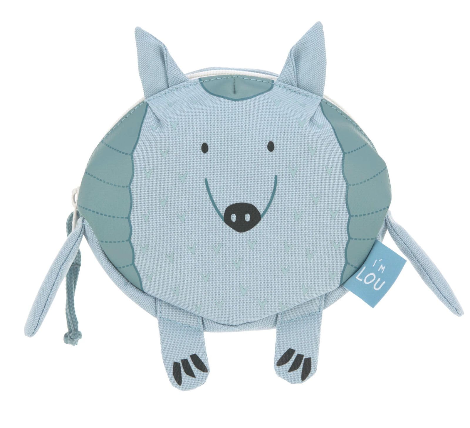LÄSSIG About Friends Kinder Fanny pack belt bag from 3 years, 14 cm, Lou Armadillo