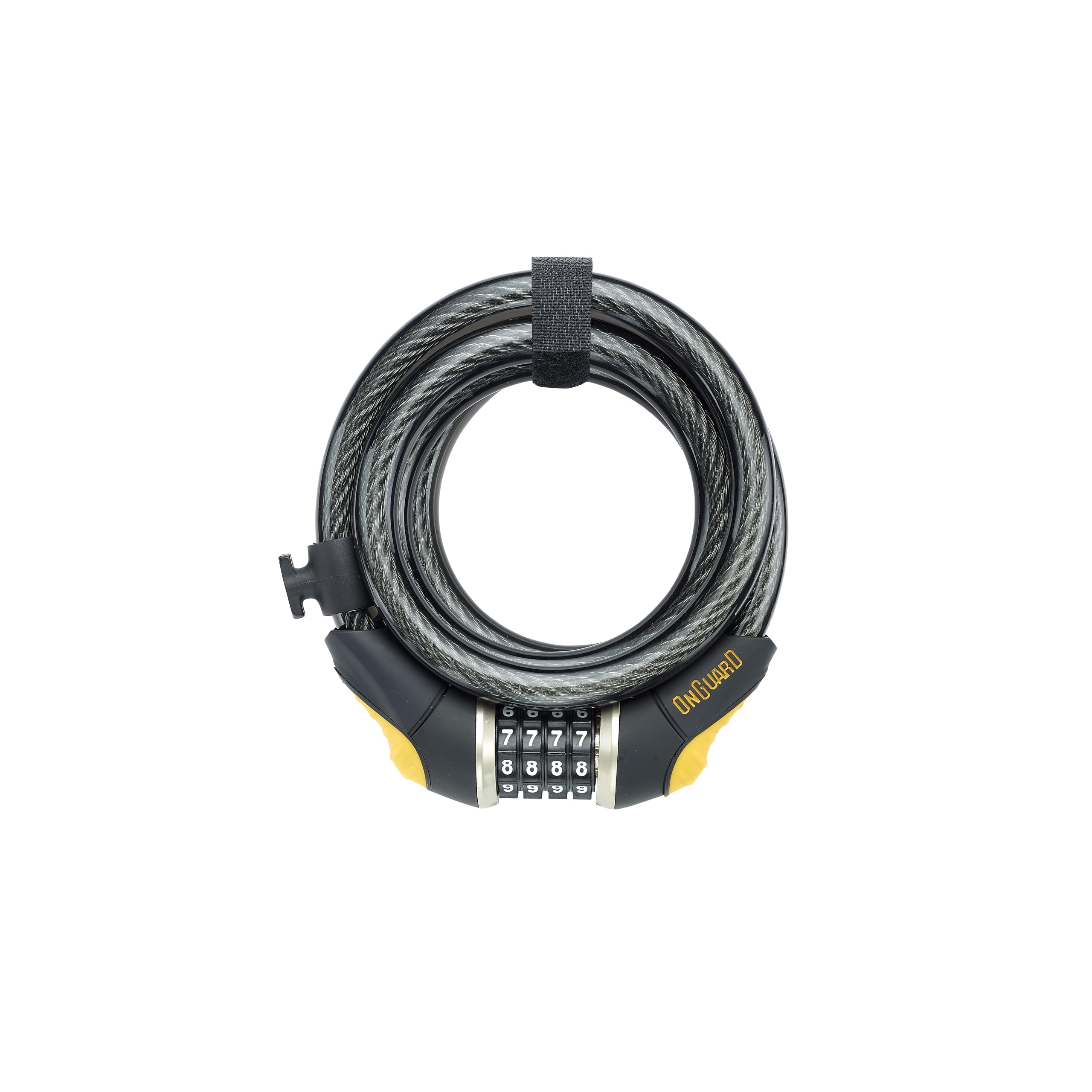 Onguard Doberman 8030 Re-settable Coil Combo Cable Lock, 185cmx15mm
