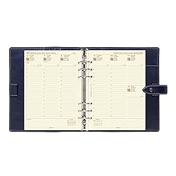 Filofax Malden Organizer, A5 Size, Navy