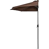 Amazon Com International Caravan Furniture Piece 9 Foot Half Round Wall Hugger Umbrella Furniture Decor