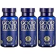 Kansha Alchemy Good Hair Growth (3 Bottles) with DHT Blocker & Biotin for Longer, Stronger & Healthier Hair with Folic Acid, Saw Palmetto, Vitamins A,C,E Perfect Hair Growth for Men & Women