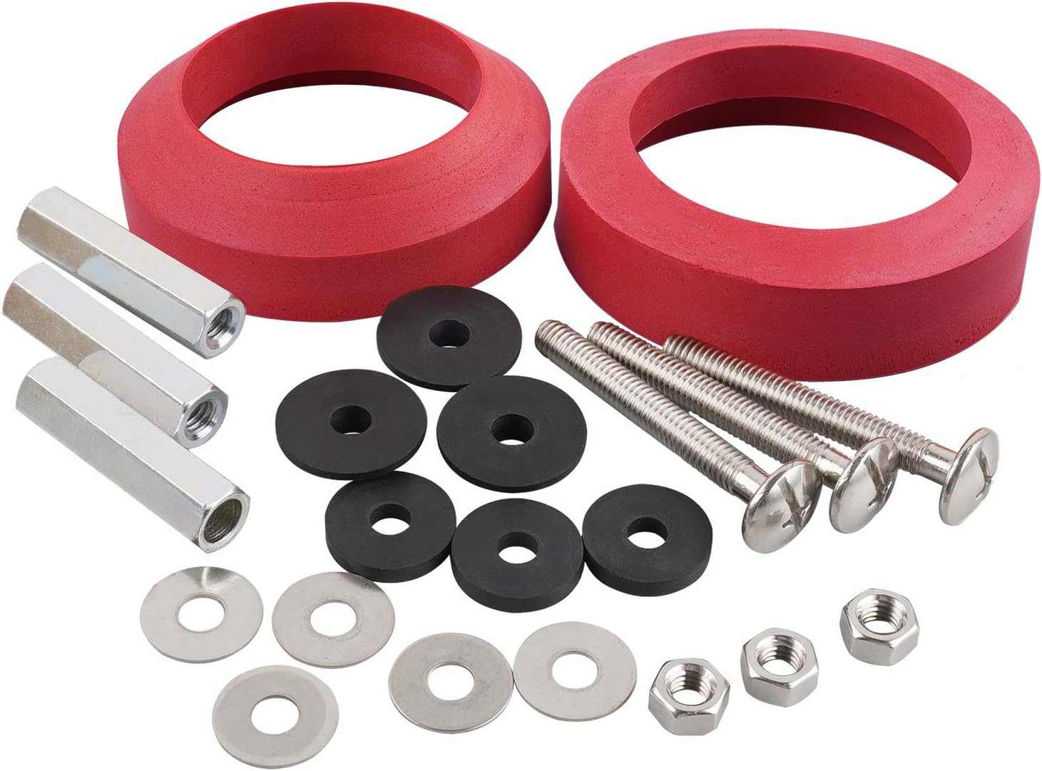 3" Tank to Bowl Toilet Repair Kit, 2 Sets Stainless Steel Hardware Kits