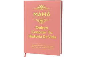XKFCFC Mamá, Quiero Conocer tu historia De vida (Tapa dura): Regalos sentimentales para mujeres – Perfectos para cumpleaños, Día de Acción de Gracias, Día de la Madre y Navidad