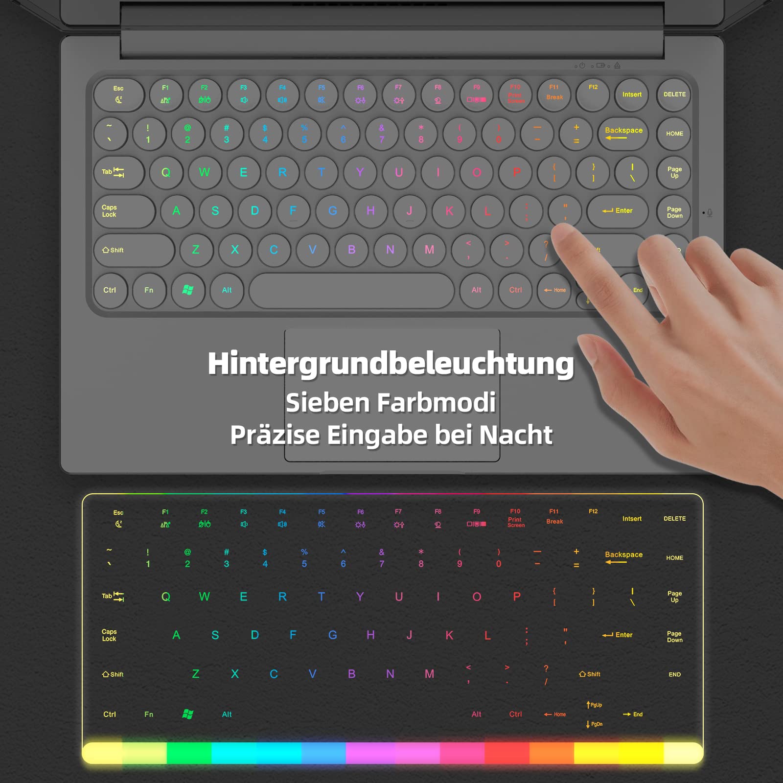 Auusda 14.1 Inch Full HD Laptop, 8GB LPDDR4 and 256GB SSD, Expandable 2TB, All Matal Notebook, 3867U Quad-Core, 4K, WiFi, BT4.2, Backlit Keyboard Fingerprint