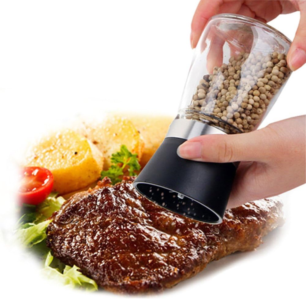 creative kitchen supplies/Manual pepper mill/Black pepper pepper grater/ grinder/Glass cruet