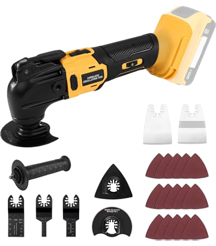 DeWALT - Outil multifonction oscillant sans fil et sans balais à 3