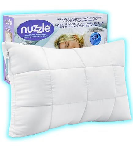 Nuzzle Adjustable Firm Pillow, Luxury King Size Bed Pillow Hotel