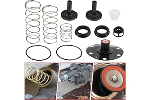 PUZZLEDEER 1-1/4" to 2" Backflow Preventer Repair Kit Compatible with Wilkins Zurn 975XL/975XL2 – Complete Maintenance Set Including Poppets, Springs, Seats