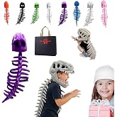 Dinosaur Skeleton Costume,Realistic Dinosaur Skeleton Costume Set | Dinosaur Outfit For Halloween Cosplay Props, Huggable Softness Skeleton Costume For Dress-Up, Parties & Photos