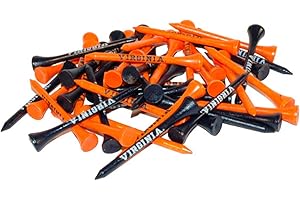 Team Golf NCAA Virginia Cavaliers Pack Of 50 Golf Tees 2-3/4" Golf Tees, 50 Pack, Regulation Size, Multi Team Colors