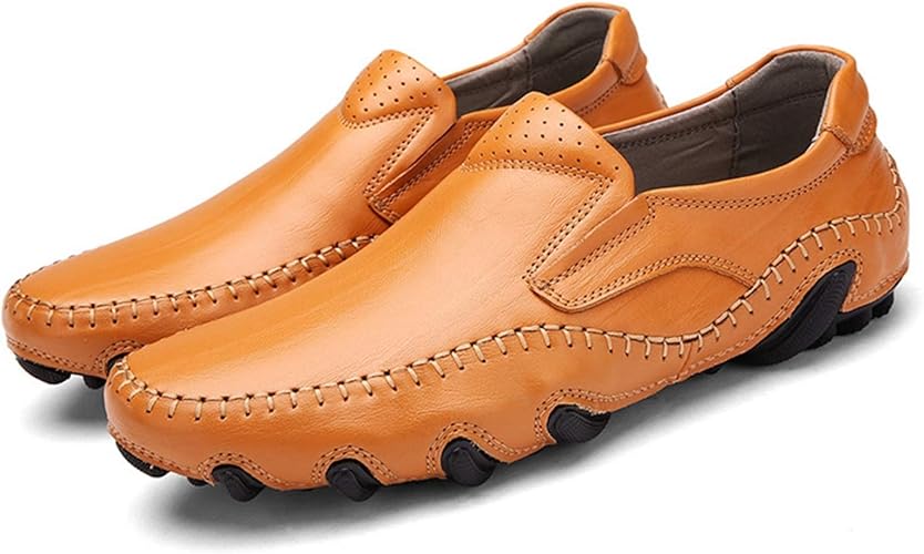 Amazon Donahutt03 ドライビングシューズ メッシュ メンズ 靴 シューズ ビター系 デッキシューズ スリッポン モカシン 黒 茶 通気性 屈曲性 柔らかい 滑り止め ローカット ローファー フラットシューズ 大人 上品 ファッション ローファー スリッポン