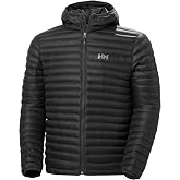 Helly-Hansen Mens Sirdal Hooded Insulator Jacket, 990 Black, XX-Large